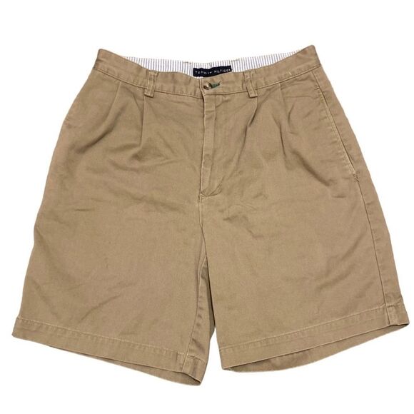 Tommy Hilfiger Mens Khaki Shorts Size 30 Tan - Picture 1 of 6